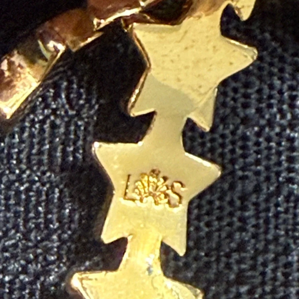 NEW Nordstrom Gold Star Hoop Earrings